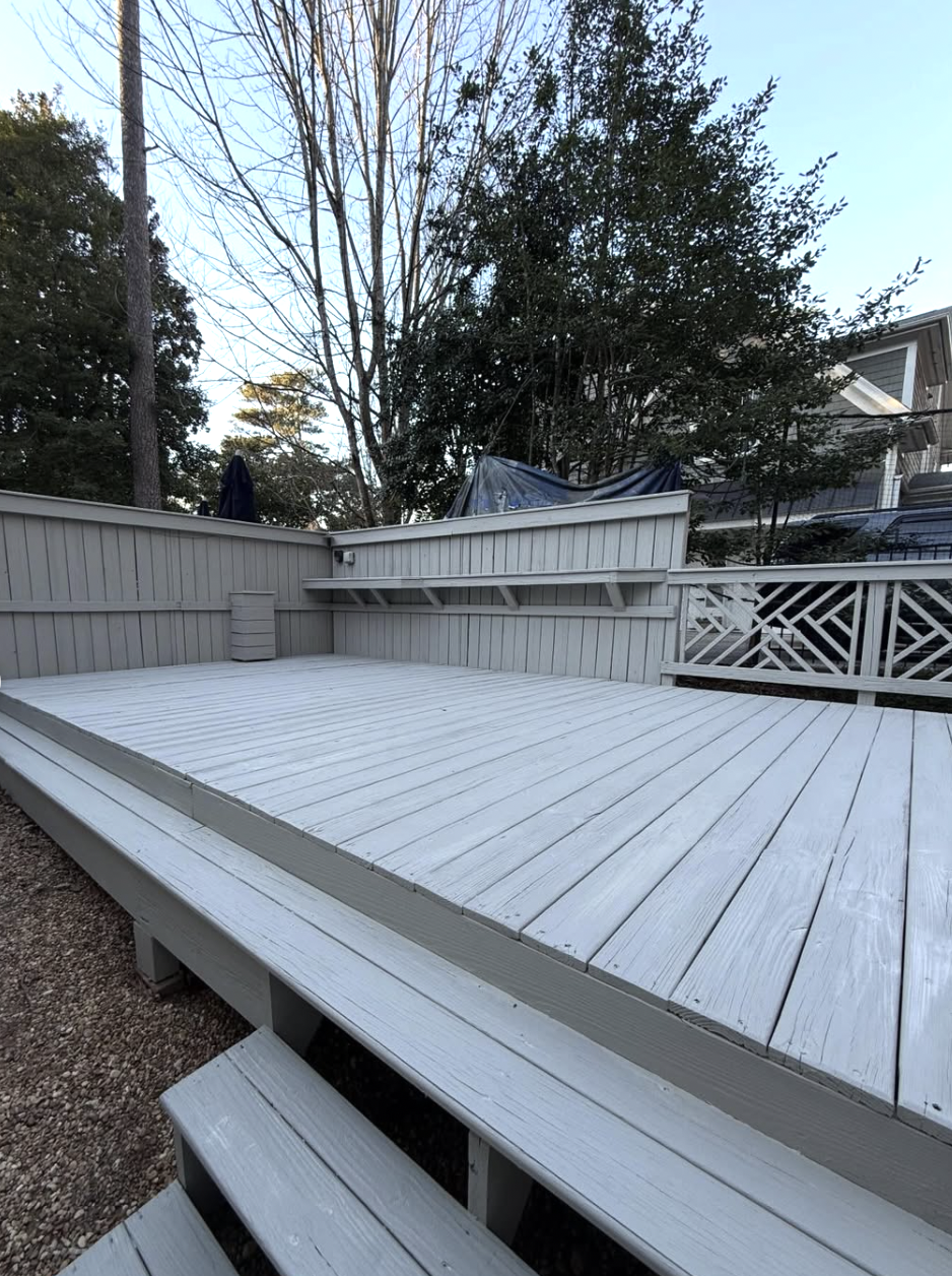 Deck after painting by Lusso Painting