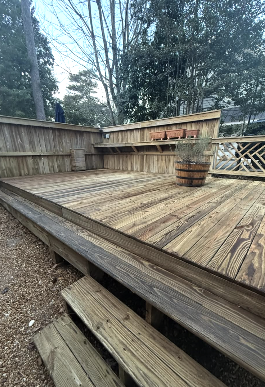 Deck before painting