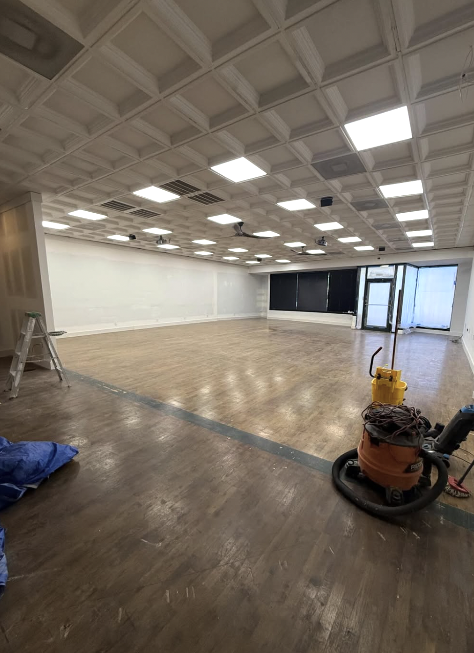 Interior before painting